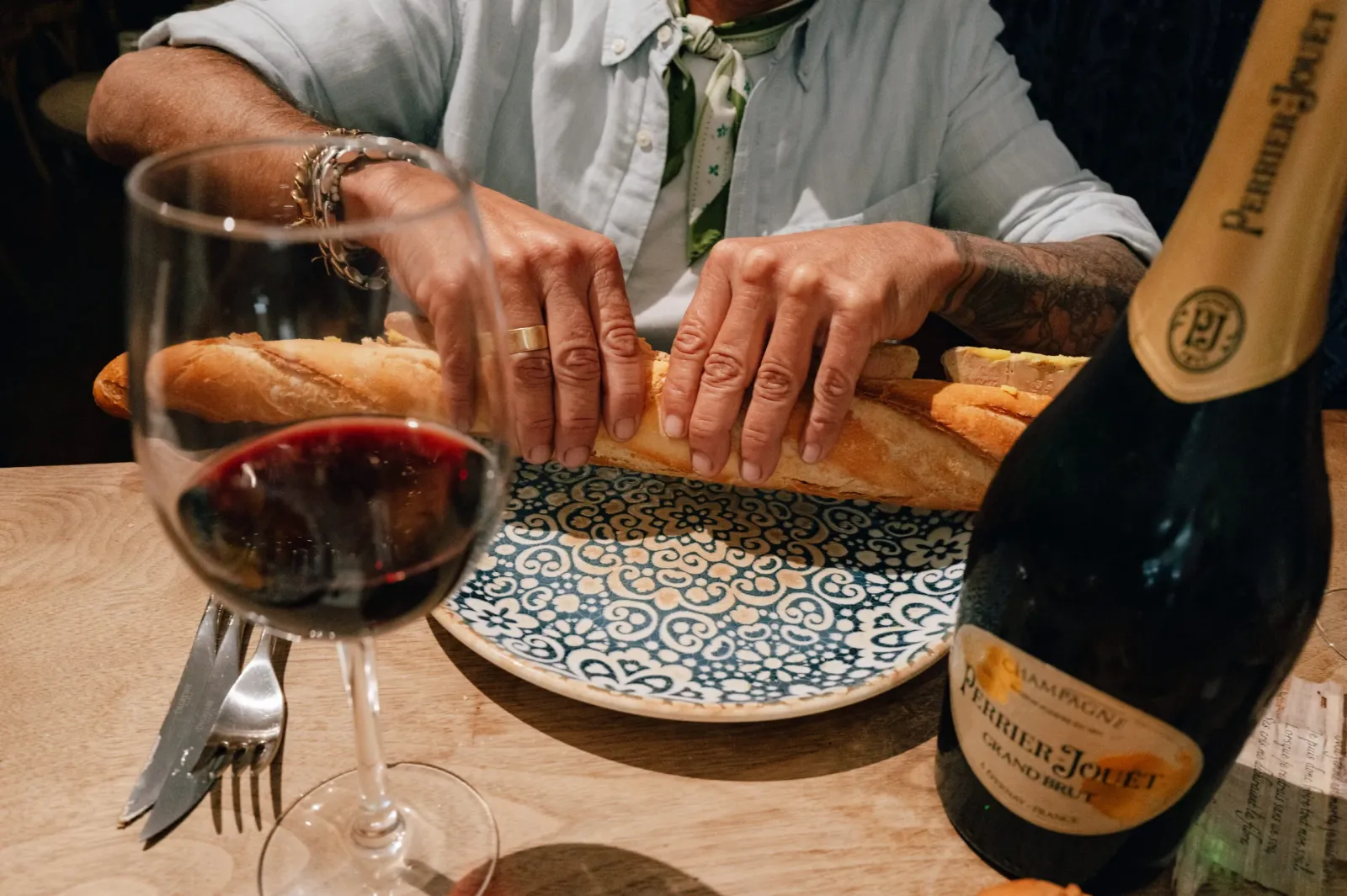 Due culture una tavola