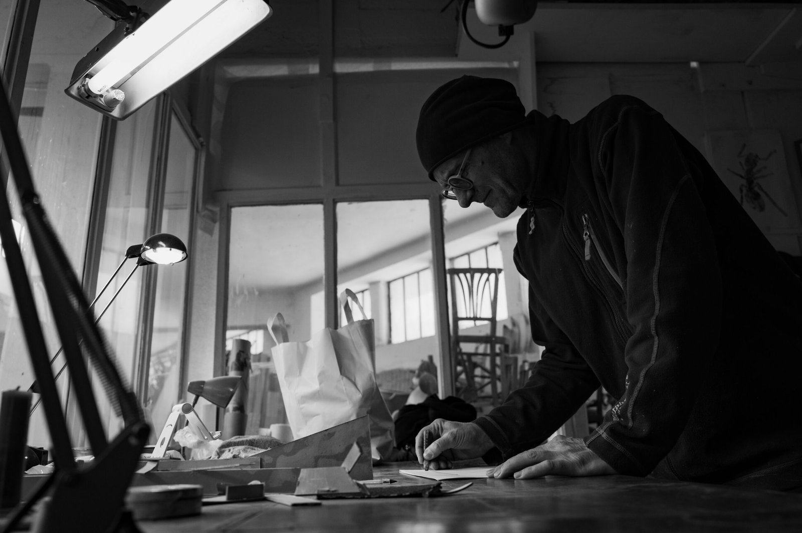 Walter Visentin al lavoro